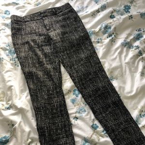 Gray patterned pants